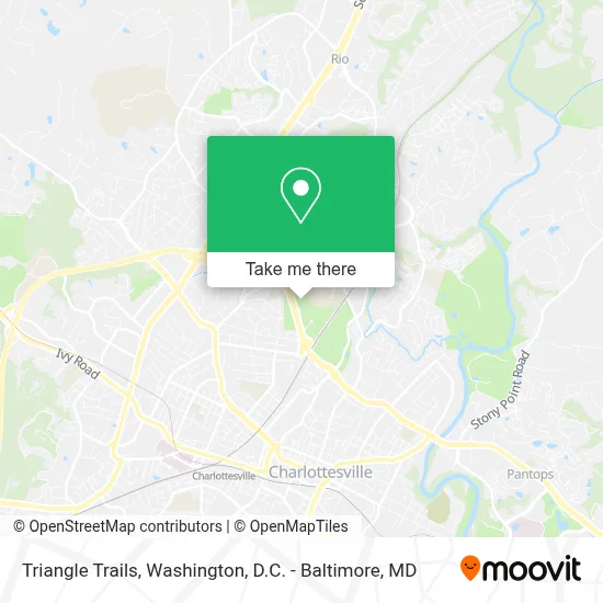 Triangle Trails map