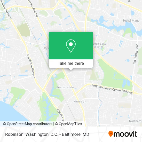Robinson map