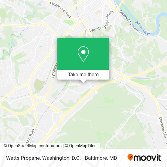 Watts Propane map