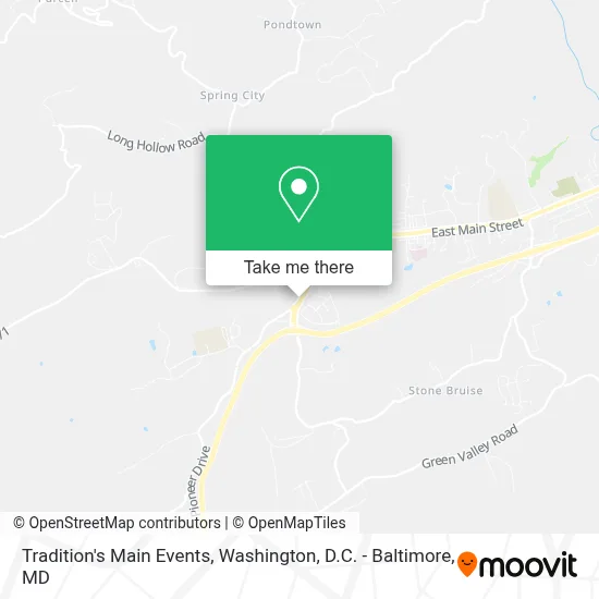 Tradition's Main Events map