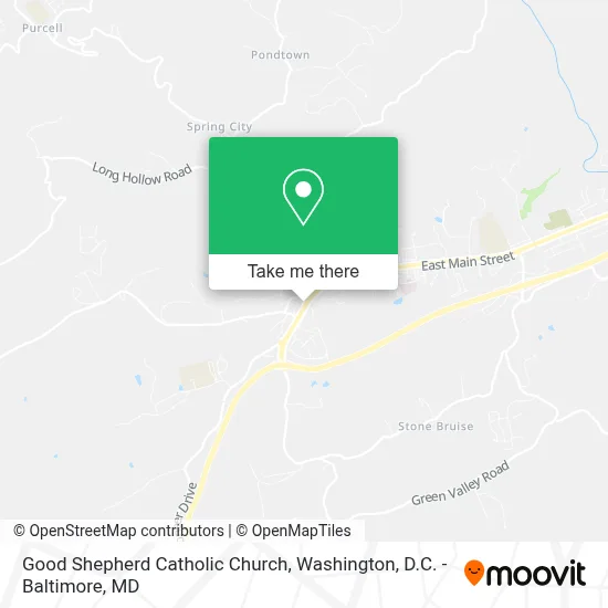 Good Shepherd Catholic Church map