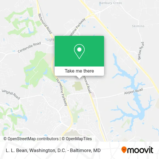 L. L. Bean map