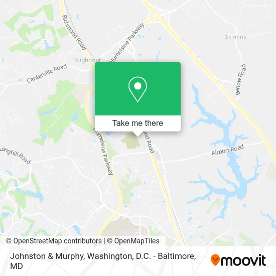 Johnston & Murphy map