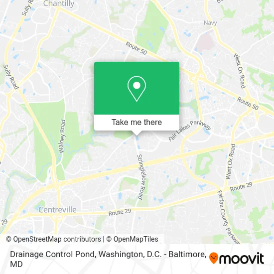 Drainage Control Pond map
