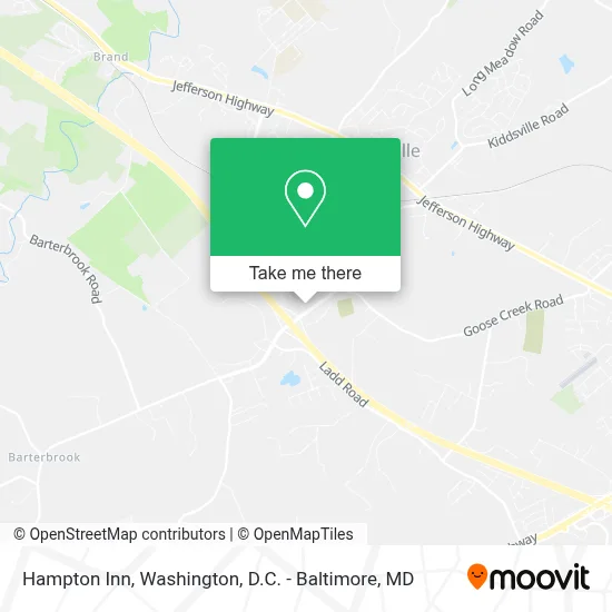 Hampton Inn map