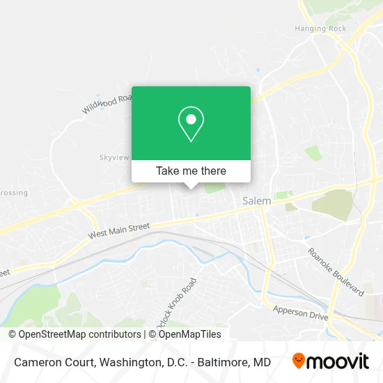 Cameron Court map