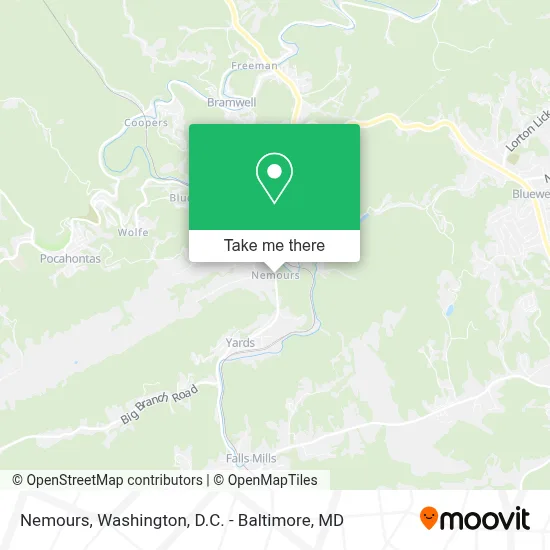 Nemours map