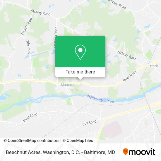 Beechnut Acres map