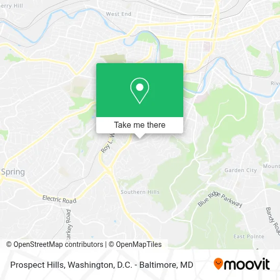 Prospect Hills map