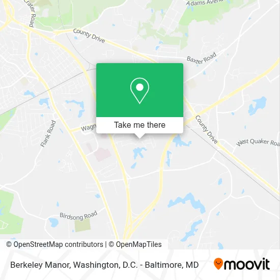 Berkeley Manor map