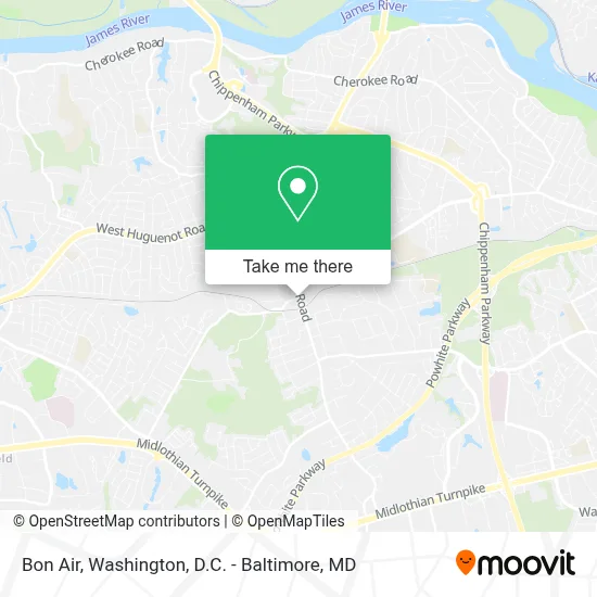 Bon Air map