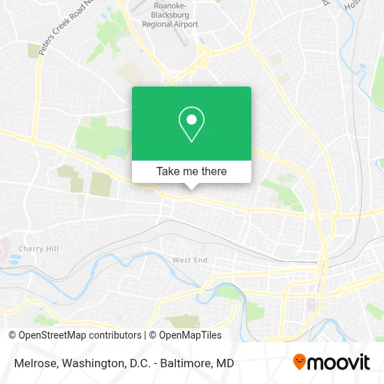 Melrose map