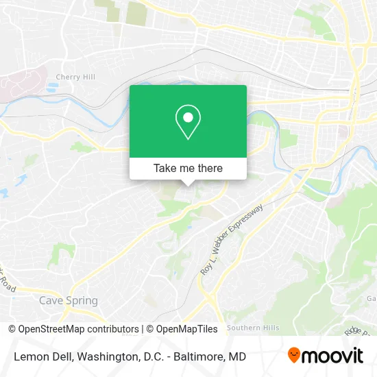 Lemon Dell map