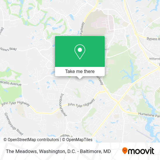The Meadows map