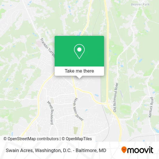 Swain Acres map