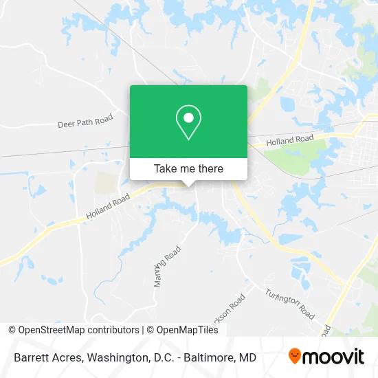 Barrett Acres map