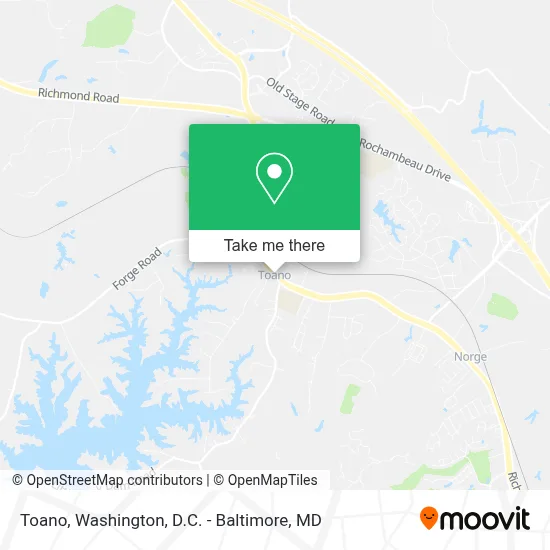 Toano map