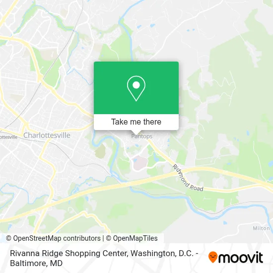 Rivanna Ridge Shopping Center map