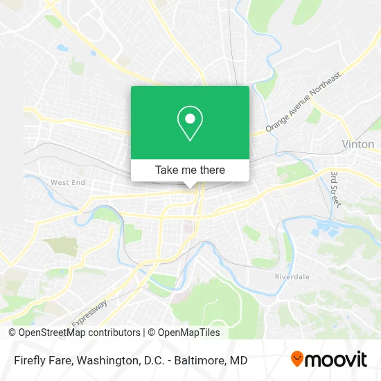 Firefly Fare map