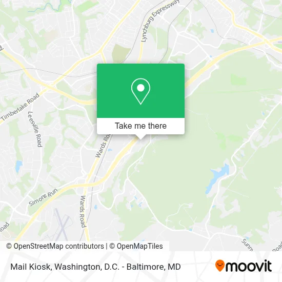 Mail Kiosk map