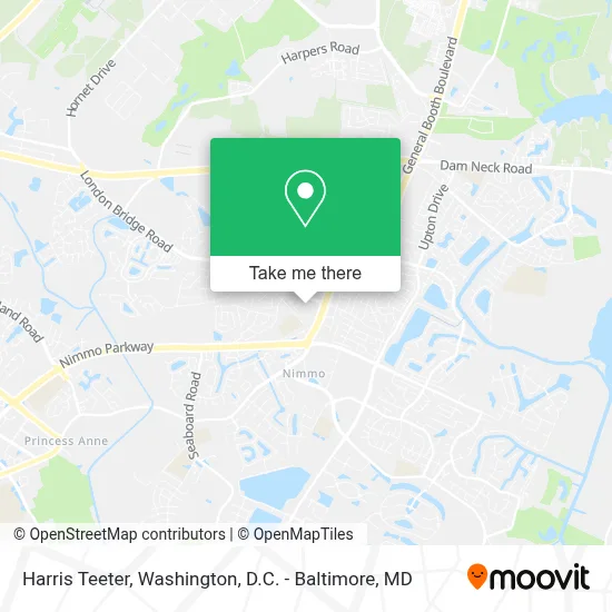 Harris Teeter map