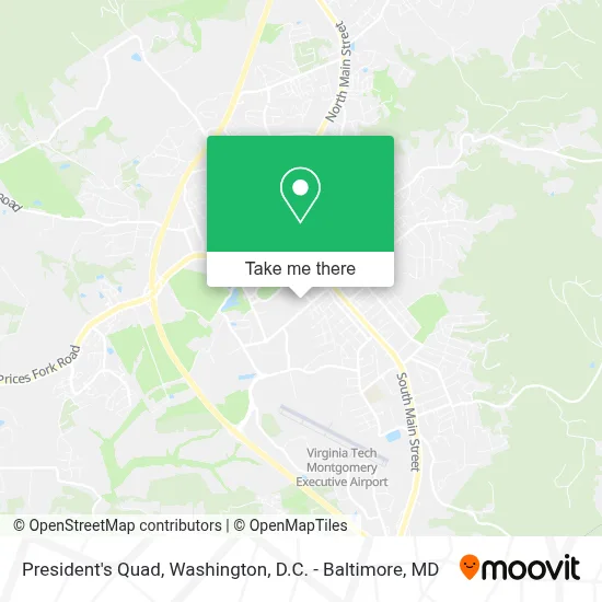 President's Quad map