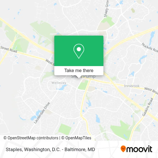 Staples map