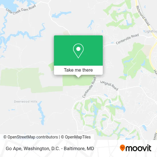 Go Ape map