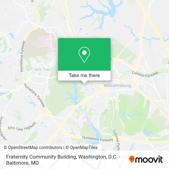 Fraternity Community Building map