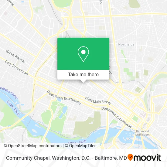 Community Chapel map