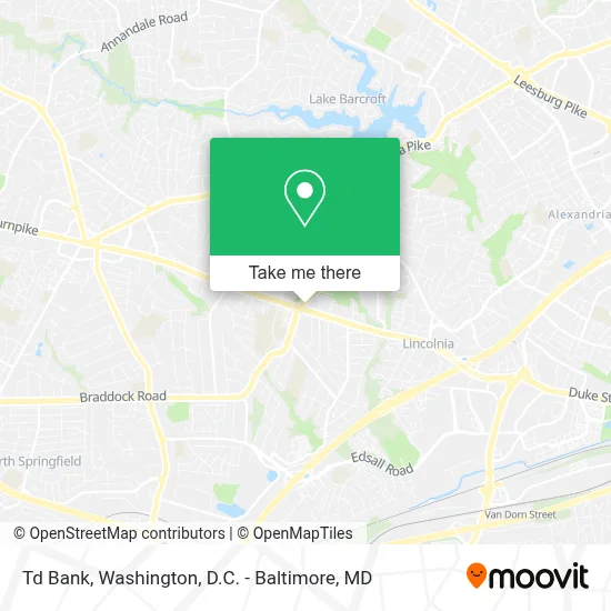 Td Bank map