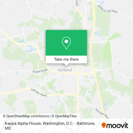 Kappa Alpha House map