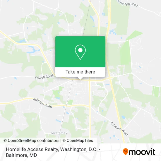 Homelife Access Realty map