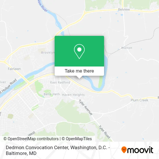 Dedmon Convocation Center map