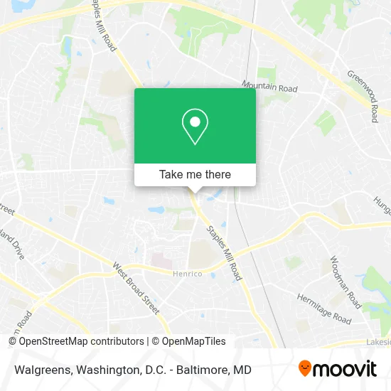 Walgreens map