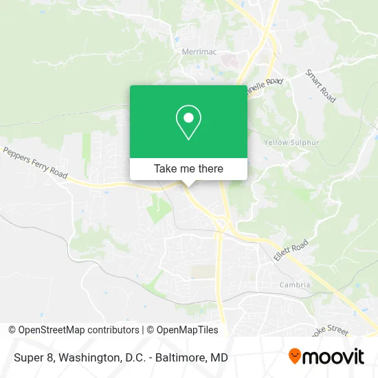 Super 8 map
