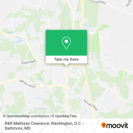 R&R Mattress Clearance map