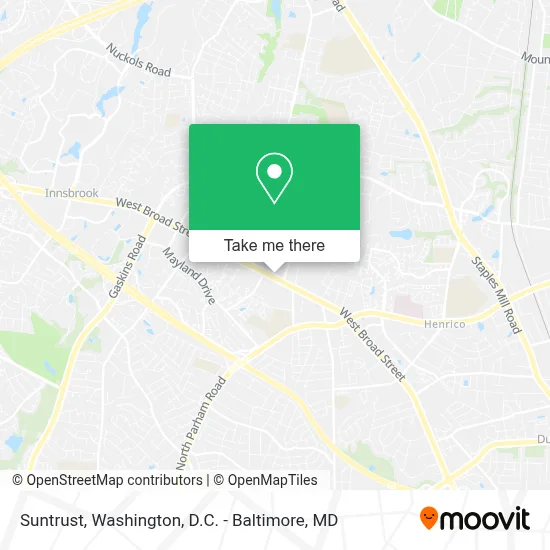 Suntrust map