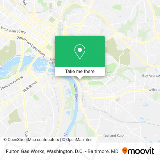 Fulton Gas Works map