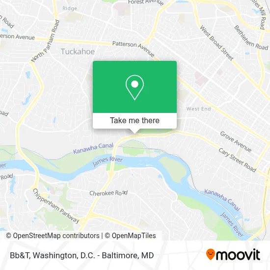 Bb&T map