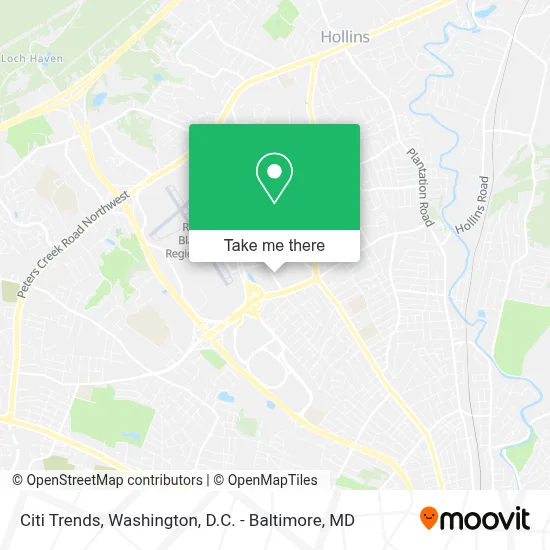 Citi Trends map