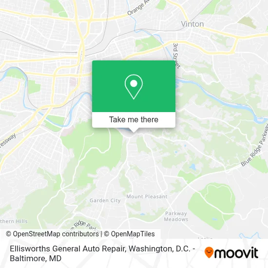 Ellisworths General Auto Repair map