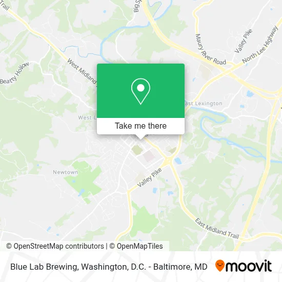 Blue Lab Brewing map