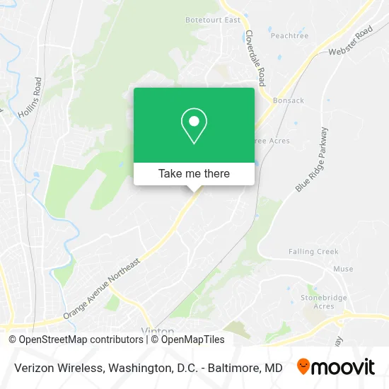 Verizon Wireless map