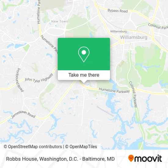Robbs House map