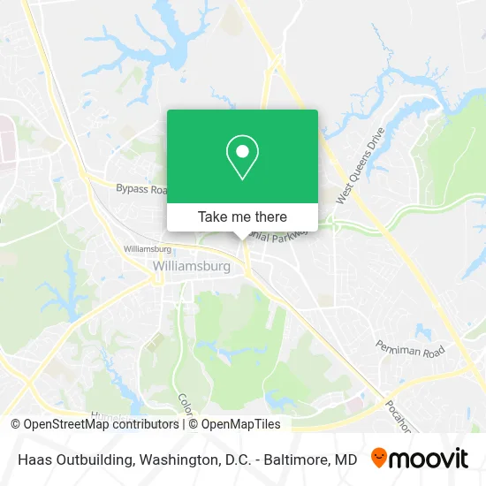 Haas Outbuilding map