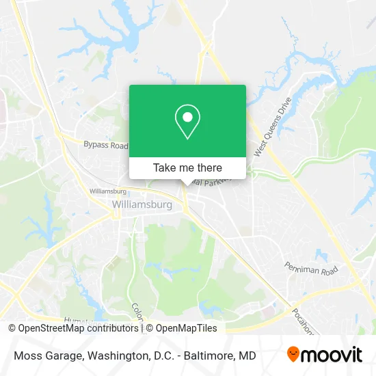 Moss Garage map