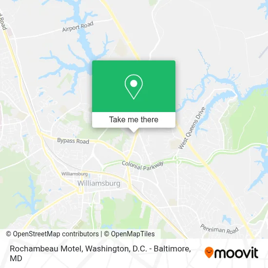 Rochambeau Motel map