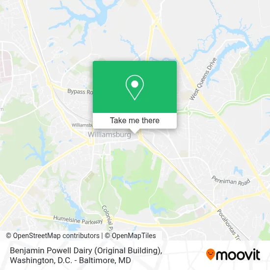 Benjamin Powell Dairy (Original Building) map