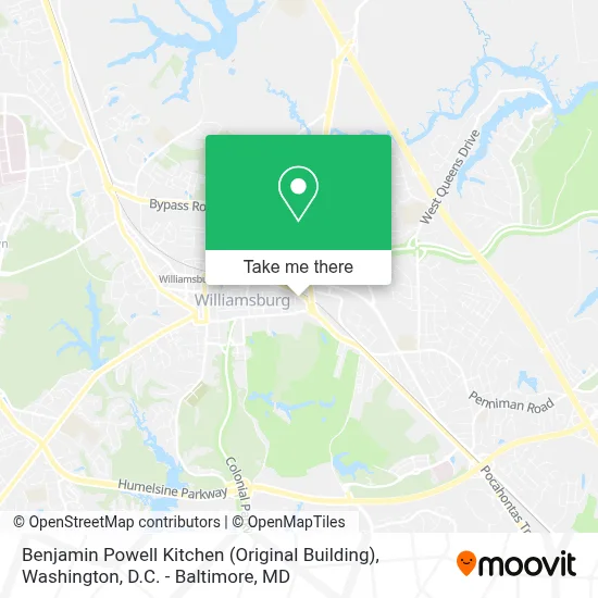 Benjamin Powell Kitchen (Original Building) map